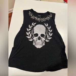 Express Tank Graphic Skull Tank